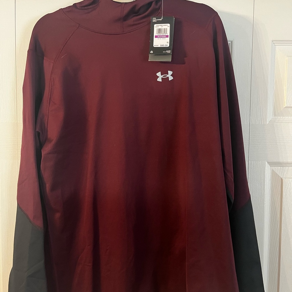 Under Armour Burgundy Fitted Hoodie
